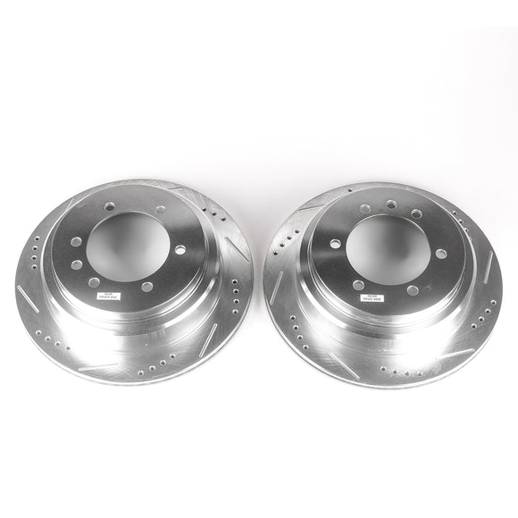 PowerStop Evolution Performance Drilled, Slotted & Plated Brake Rotor Pair