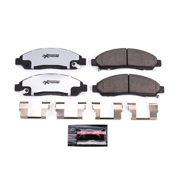 PowerStop Z36 Truck And Tow Carbon-Fiber Ceramic Brake Pads With Hardware