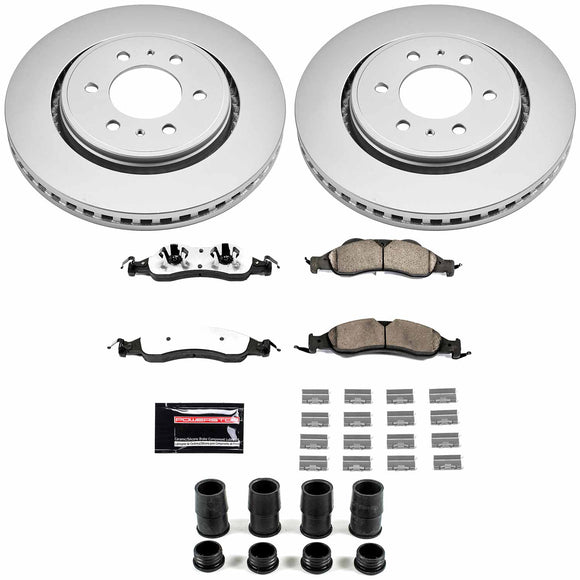 Z36 Truck & Tow Premium Carbon-Fiber Ceramic Brake Pad and Fully Coated Rotor Ki