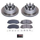 PowerStop Semi-Coated Rotor and Low-Dust Ceramic Brake Pad Kit