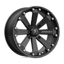 16X7 MSA OFFROAD Kore Black Wheel/Rim 4X156 ET0 4-156 16-7 M20-06756