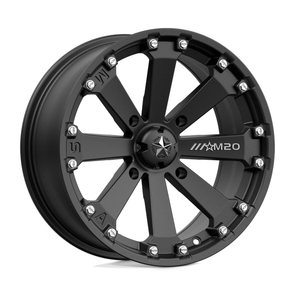 16X7 MSA OFFROAD Kore Black Wheel/Rim 4X156 ET0 4-156 16-7 M20-06756