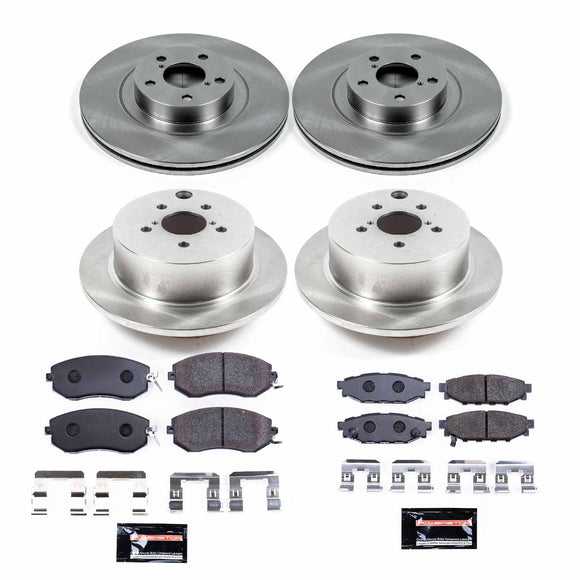 PowerStop Track Day High-Performance Brake Pad and Rotor Kit