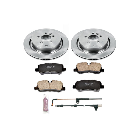 PowerStop OE Stock Replacement Low-Dust Ceramic Brake Pad and Rotor Kit