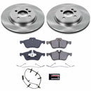 PowerStop OE Stock Replacement Low-Dust Ceramic Brake Pad and Rotor Kit