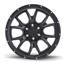 17x9 Mamba M19 Matte Black 5x127 5x5 ET-12 Wheel Rim-4