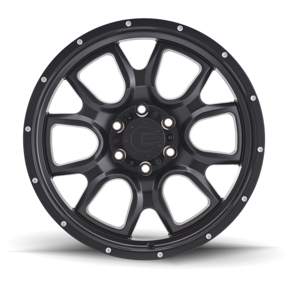 17x9 Mamba M19 Matte Black 5x127 5x5 ET-12 Wheel Rim