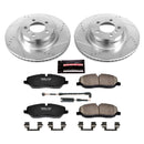 PowerStop Z23 Daily Driver Carbon-Fiber Ceramic Brake Pad and Drilled & Slotted
