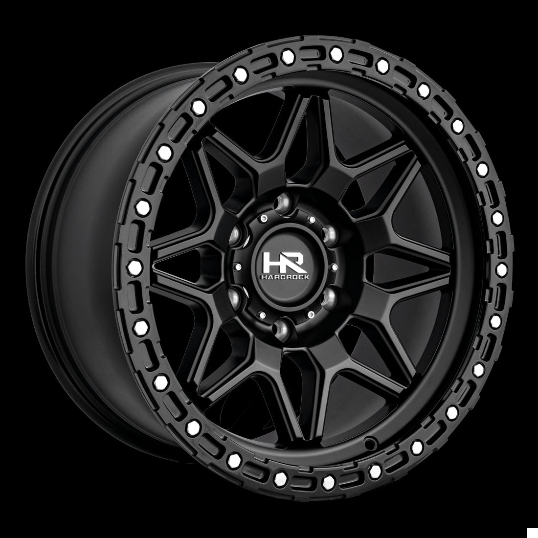 17x9 Hardrock H105 Matte Black 6x139.7 ET-12 wheel/rim - 0