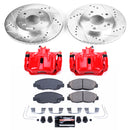 PowerStop Z23 Daily Driver Carbon-Fiber Ceramic Pads Drilled & Slotted Rotor & C