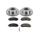 PowerStop OE Stock Replacement Low-Dust Ceramic Brake Pad and Rotor Kit