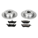 PowerStop Z23 Daily Driver Carbon-Fiber Ceramic Brake Pad and Drilled & Slotted