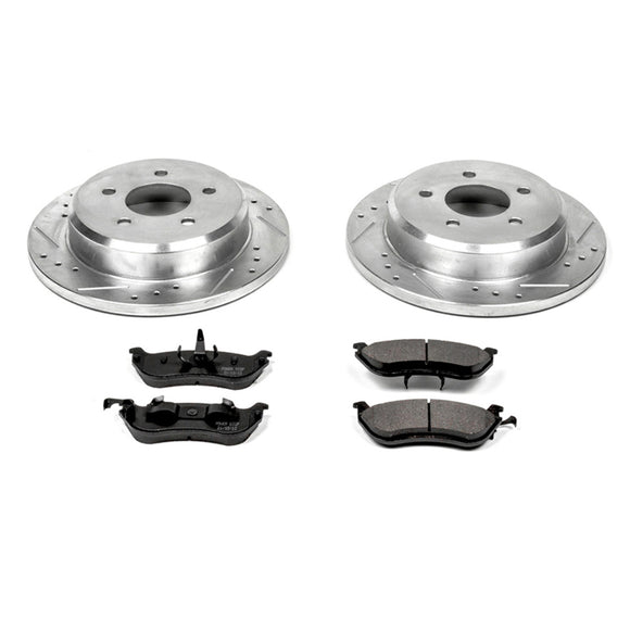 PowerStop Z23 Daily Driver Carbon-Fiber Ceramic Brake Pad and Drilled & Slotted