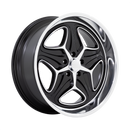 22X10.5 Foose 1PC F171 Merlot Black 5X120.65 5X4.75 ET6 Wheel Rim