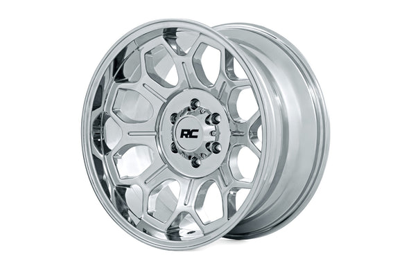 20x9 Rough Country 77 Series Chrome 6x5.5 ET-12 Wheel Rim