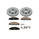 PowerStop OE Stock Replacement Low-Dust Ceramic Brake Pad and Rotor Kit