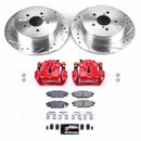 PowerStop Z23 Daily Driver Carbon-Fiber Ceramic Pads Drilled & Slotted Rotor & C