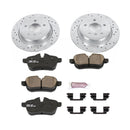 PowerStop Z23 Daily Driver Carbon-Fiber Ceramic Brake Pad and Drilled & Slotted