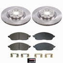 OE Stock Replacement Low-Dust Ceramic Brake Pad and Rotor Kit