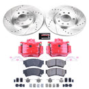 PowerStop Z23 Daily Driver Carbon-Fiber Ceramic Pads Drilled & Slotted Rotor & C