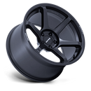 18x8.5 Motegi MR160 Battle VI Matte Blackbird Metallic 5x114.3 ET22 Wheel