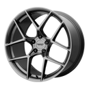 18X8.5 American Racing AR924 CROSSFIRE Graphite 5X120.65 ET50 wheel/rim-2