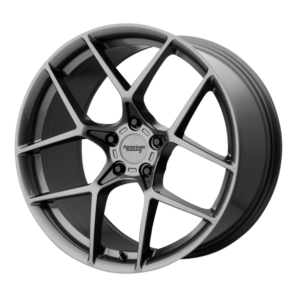 18X8.5 American Racing AR924 CROSSFIRE Graphite 5X120.65 ET50 wheel/rim