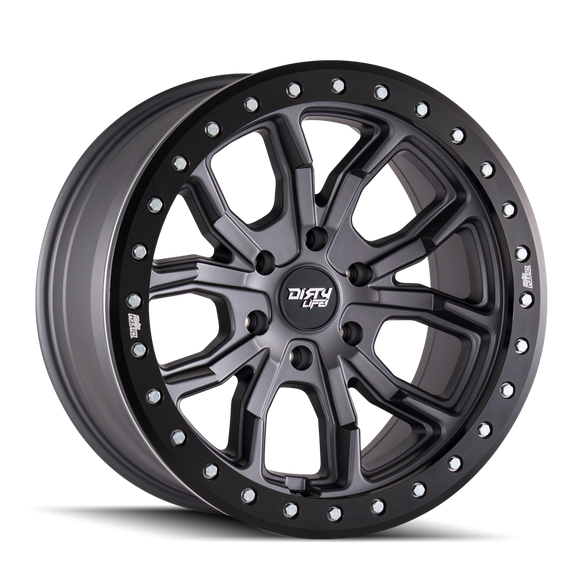 17X9 Dirty Life DT-1 Gunmetal-Matte Wheel/Rim 5x114.3 ET-12 9303-7965MGT12