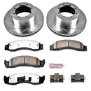 PowerStop Z36 Carbon-Fiber Ceramic Brake Pad with Drilled and Slotted Rotor Kit