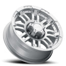 15x6 Vision 375 Warrior Marine Paint Silver 6x139.7 6x5.5 ET0 Wheel Rim-2