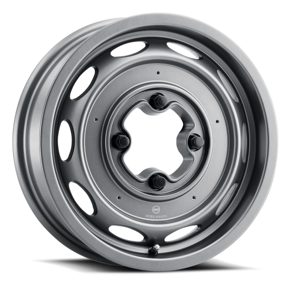 15x4.5 Mobelwagen 430G Interceptor Satin Gunmetal 4x130 ET25 CB85.85 Wheel