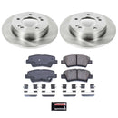 PowerStop OE Stock Replacement Low-Dust Ceramic Brake Pad and Rotor Kit