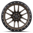 18x9 Lock Off-Road Krawler Matte Bronze Black Ring 5x127 5x5 ET-12 Wheel