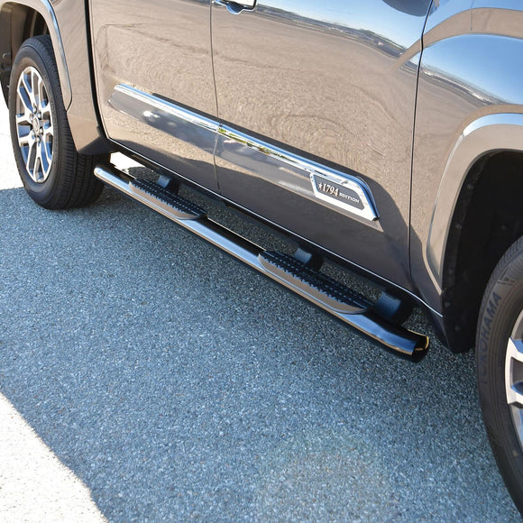 Westin PRO TRAXX 4 Oval Nerf Step Bars Powder Coated Black Steel 21-24235