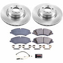 PowerStop OE Stock Replacement Low-Dust Ceramic Brake Pad and Rotor Kit