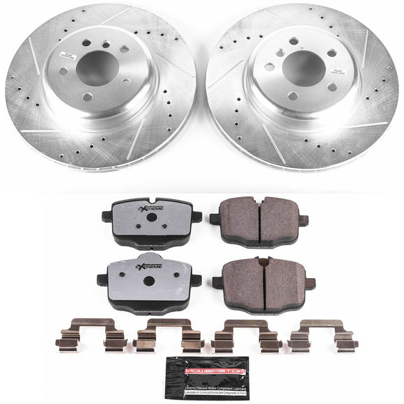 PowerStop Z26 Street Performance Ceramic Brake Pad and Drilled & Slotted Rotor K