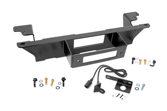 Rough Country Hidden Winch Mounting Plate For Chevy GMC 1500 99-06 And Classic