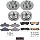 PowerStop OE Stock Replacement Low-Dust Ceramic Brake Pad and Rotor Kit