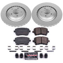 PowerStop Genuine Geomet Coated Rotor and Carbon-Fiber Ceramic Brake Pad Kit