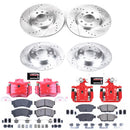 PowerStop Z23 Daily Driver Carbon-Fiber Ceramic Pads Drilled & Slotted Rotor & C