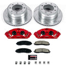 PowerStop Z23 Daily Driver Carbon-Fiber Ceramic Pads Drilled & Slotted Rotor & C