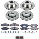 PowerStop OE Stock Replacement Low-Dust Ceramic Brake Pad and Rotor Kit
