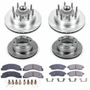 PowerStop OE Stock Replacement Low-Dust Ceramic Brake Pad and Rotor Kit