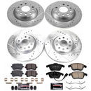 PowerStop Z23 Daily Driver Carbon-Fiber Ceramic Brake Pad and Drilled & Slotted
