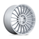 22X9.5 Status Venti Gloss Silver 5X120 ET30 Wheel Rim-1