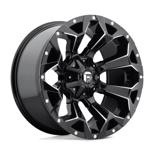 22x10 Fuel Off-Road D576 Assault Gloss Black Milled 6x135 ET-18 CB106.1 Wheel