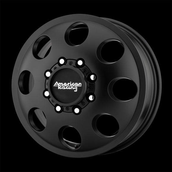 17X6.5 American Racing AR204 BAJA DUALLY S-BLK 8X210 ET111 wheel/rim