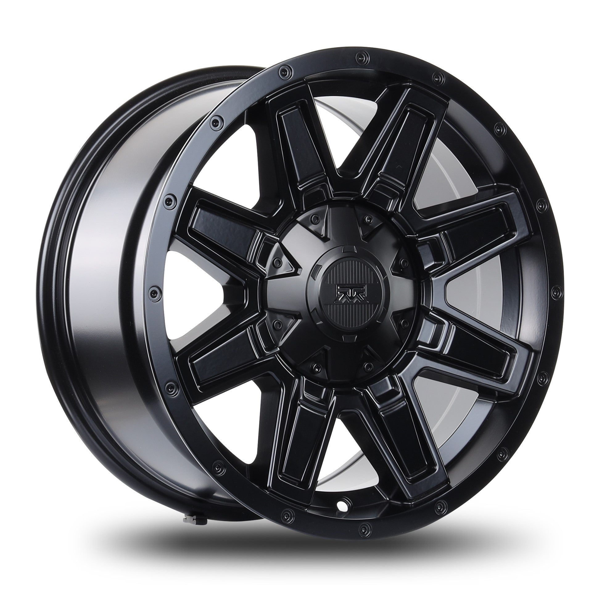 17x8.5 Mudder Trucker MT404 Deviant Black 6x135 6x139.7 6x5.5 ET18 Wheel