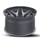 20x9 Vortek VRT-603 Atheno Matte Titanium 6x135 ET0 CB106.1 Wheel