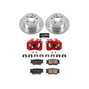 PowerStop Z23 Daily Driver Carbon-Fiber Ceramic Pads Drilled & Slotted Rotor & C